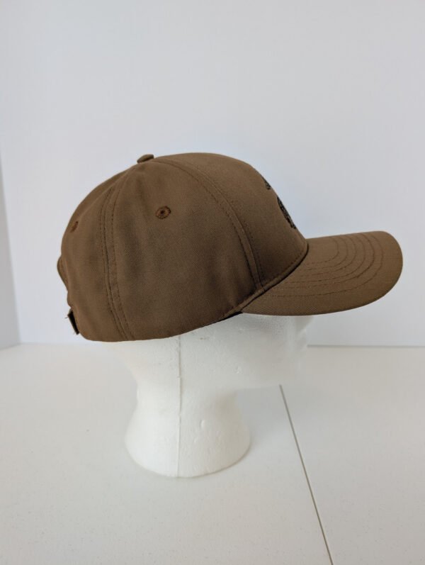 side of Marines hat coyote brown. Made in USA