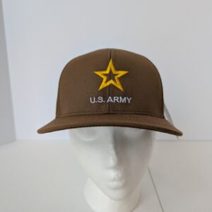 United States Army Logo hat Coyote brown Made in USA