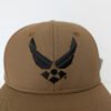 Air Force Logo hat coyote brown Made in the USA