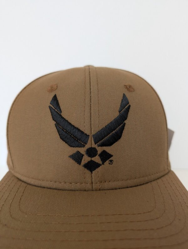 Air Force Logo hat coyote brown Made in the USA