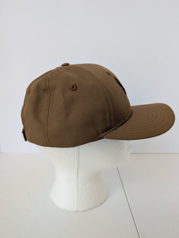 side of Marines hat coyote brown. Made in USA