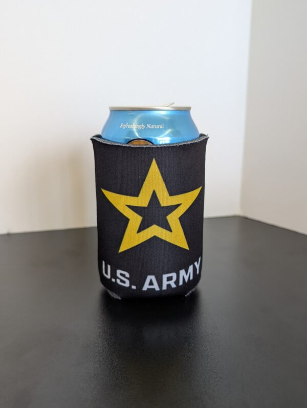 Back of U.S. Army can cooler Made in USA