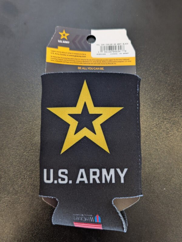 Back United States Army can cooler Made in USA