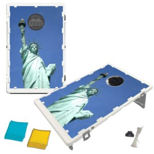 Cornhole-Lady Liberty Edition Made in the USA exclusive design by Grand New Flag