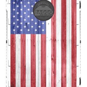 American Flag Wood Grain Design Insert for Baggo game boards. Made in the USA