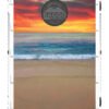 Beach Sunset Design Cornhole Set Made in USA
