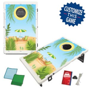 Beach Day Cornhole Set Made in USA by Baggo