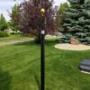 Titan Telescoping flagpole-Dark Bronze anodized finish in the lowered position. Made in USA