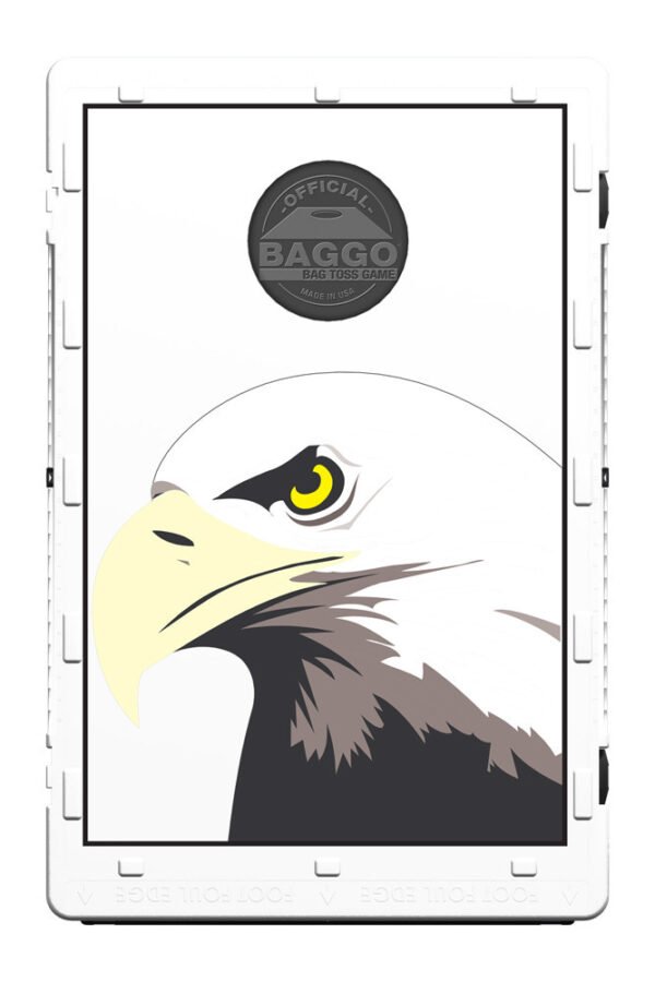 Bald Eagle Cornhole game set by Baggo Made in USA