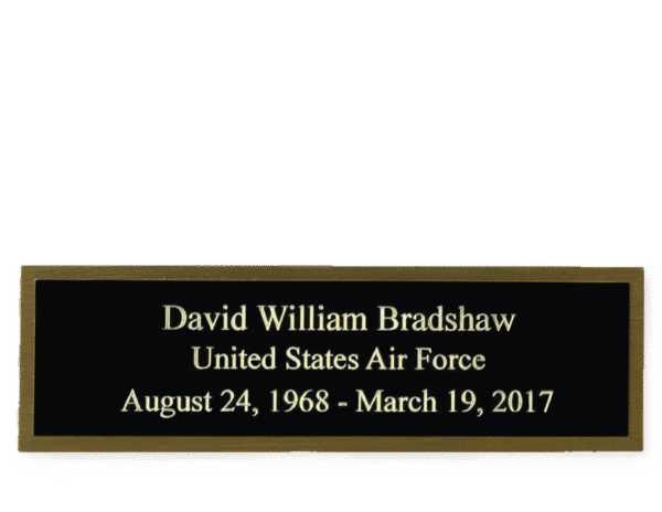 Optional Engraved Name Plate