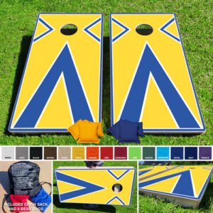 2'x4' Landing Zone design Regulation Wooden Cornhole Set Made in USA