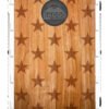 Patriotic Timber board with stars. Baggo Made in the USA Cornhole set