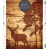 Rustic Deer Hunter. Baggo Made in the USA Cornhole set