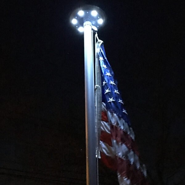 Titan Solar Flagpole light. Made in USA