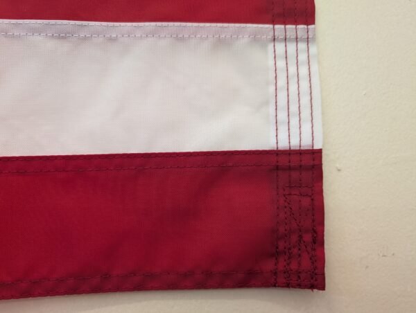 fly end stitching 250th betsy ross flag